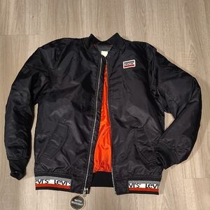Levi's Black Bomber Jacket L